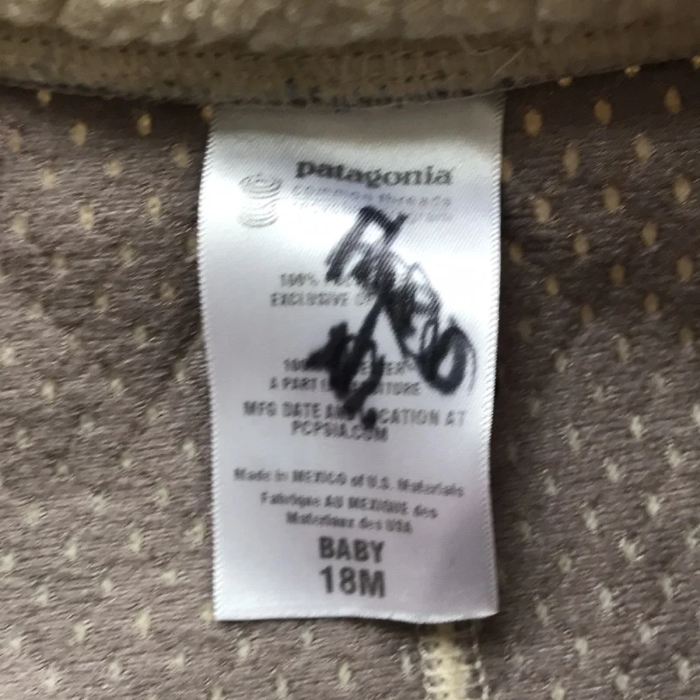 Patagonia Fleece Vest (size 18m)